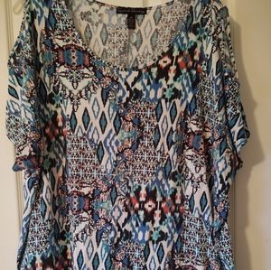 French Laundry Peek A Boo Sleeve Size 3X